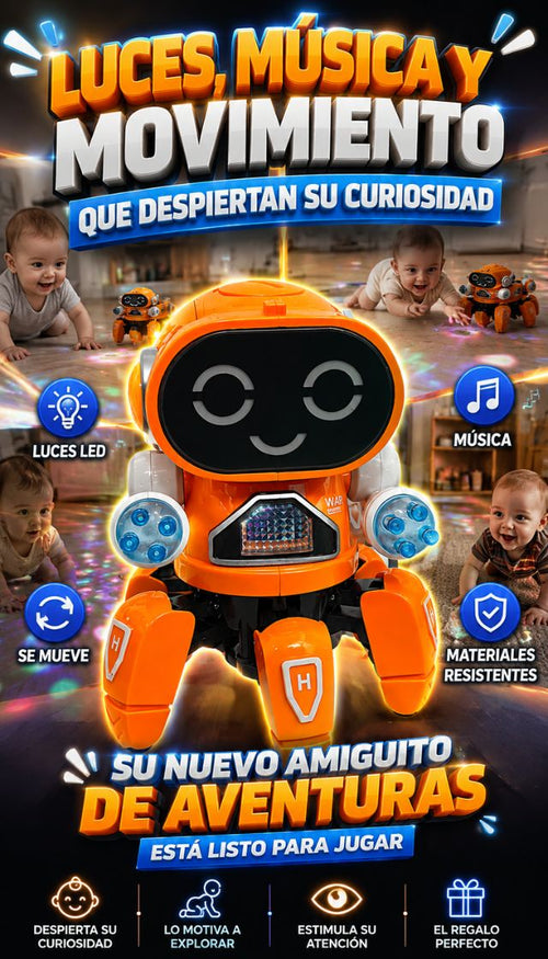 🤖 ¡SE MUEVE, SUENA Y SE ILUMINA! SIEMPRE HAY ALGO NUEVO POR DESCUBRIR ✨