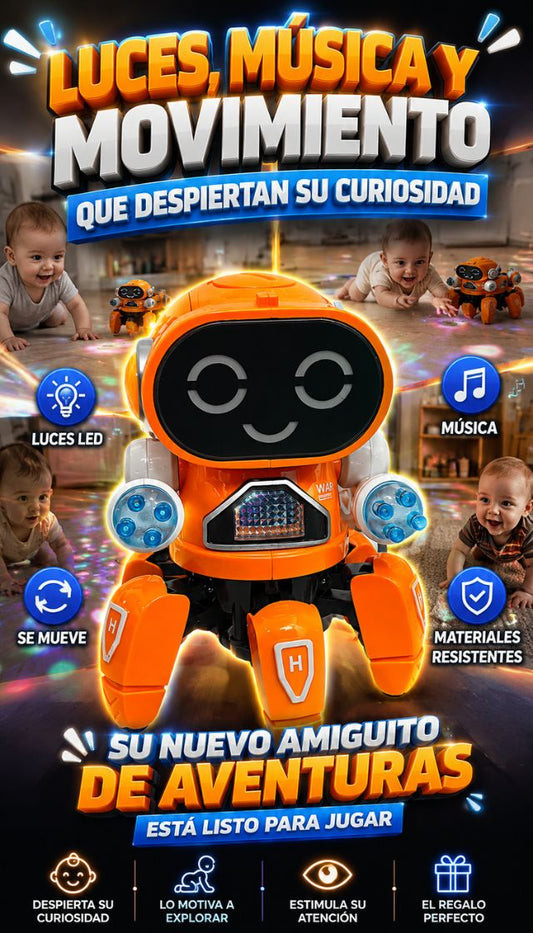 🤖 ¡SE MUEVE, SUENA Y SE ILUMINA! SIEMPRE HAY ALGO NUEVO POR DESCUBRIR ✨