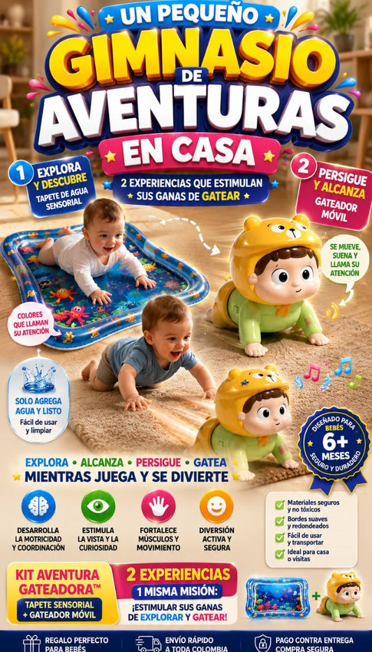 Combo Gateo tapete + didactico