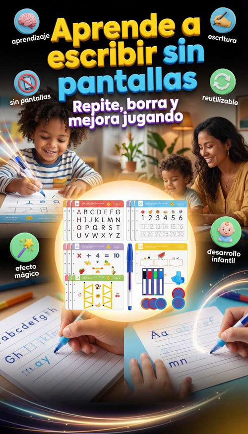 🚀📖 El método Montessori que ayuda a tu niño a escribir más rápido y mejor