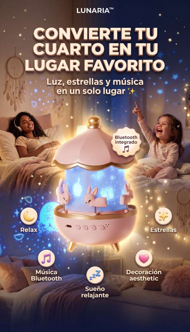 🎵 Luces, estrellas y música para desconectarte del estrés