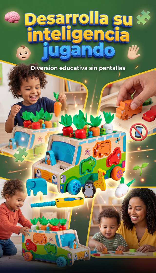Carro de desarrollo montessori