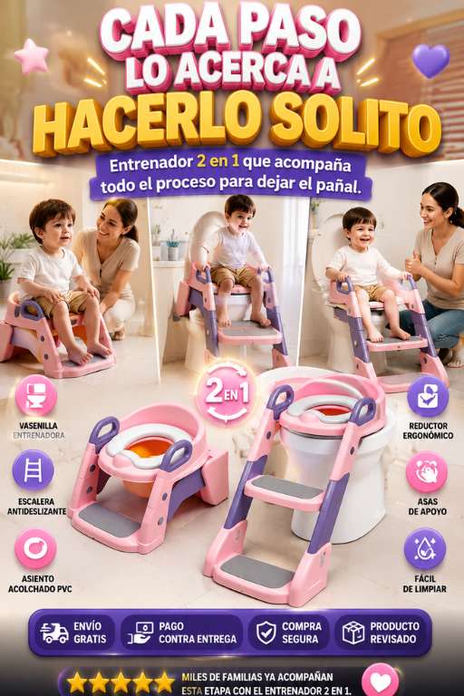 ✨ Más independencia para tu pequeño, menos estrés para mamá