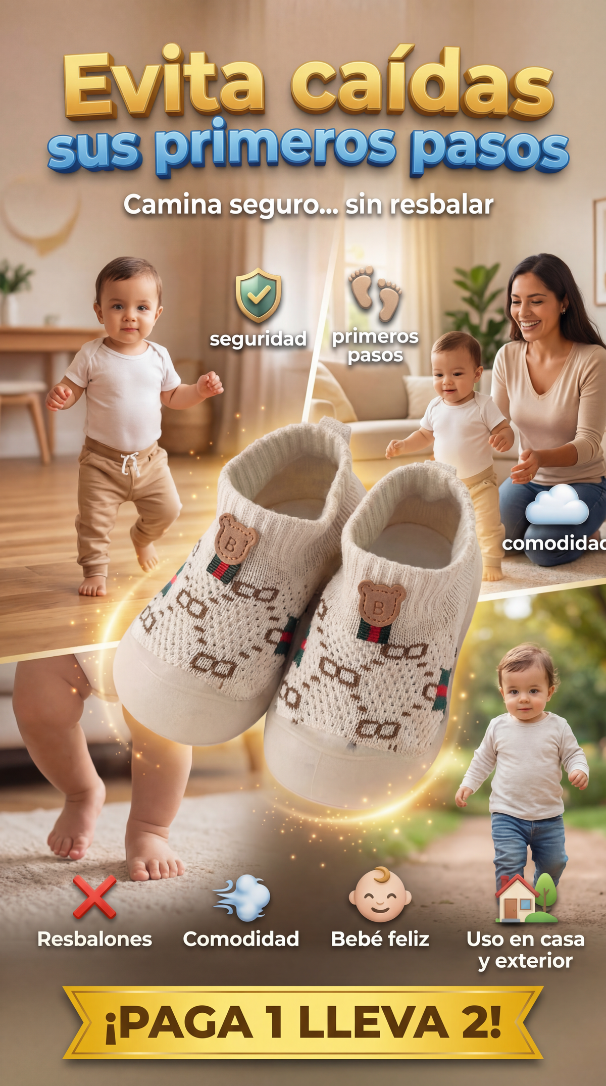 🎁 Paga 1 y recibe 2. 👣 Más seguridad, más comodidad…